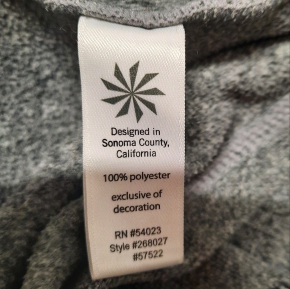 ATHLETA (XS) Gray Half Dome Half Zip Pullover Sweatshirt - Picture 7 of 8